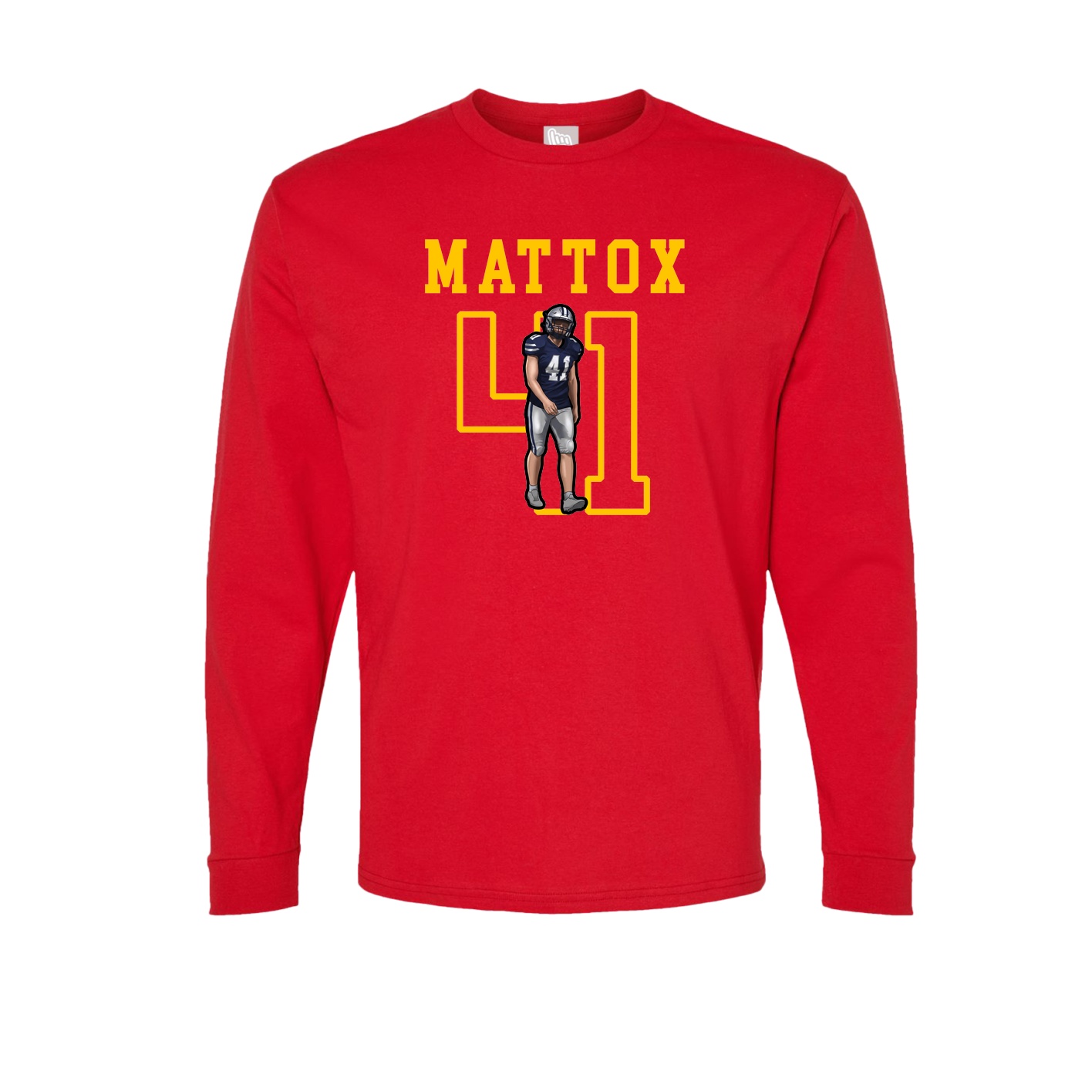 Long Sleeve Tee — Shirsey in Red