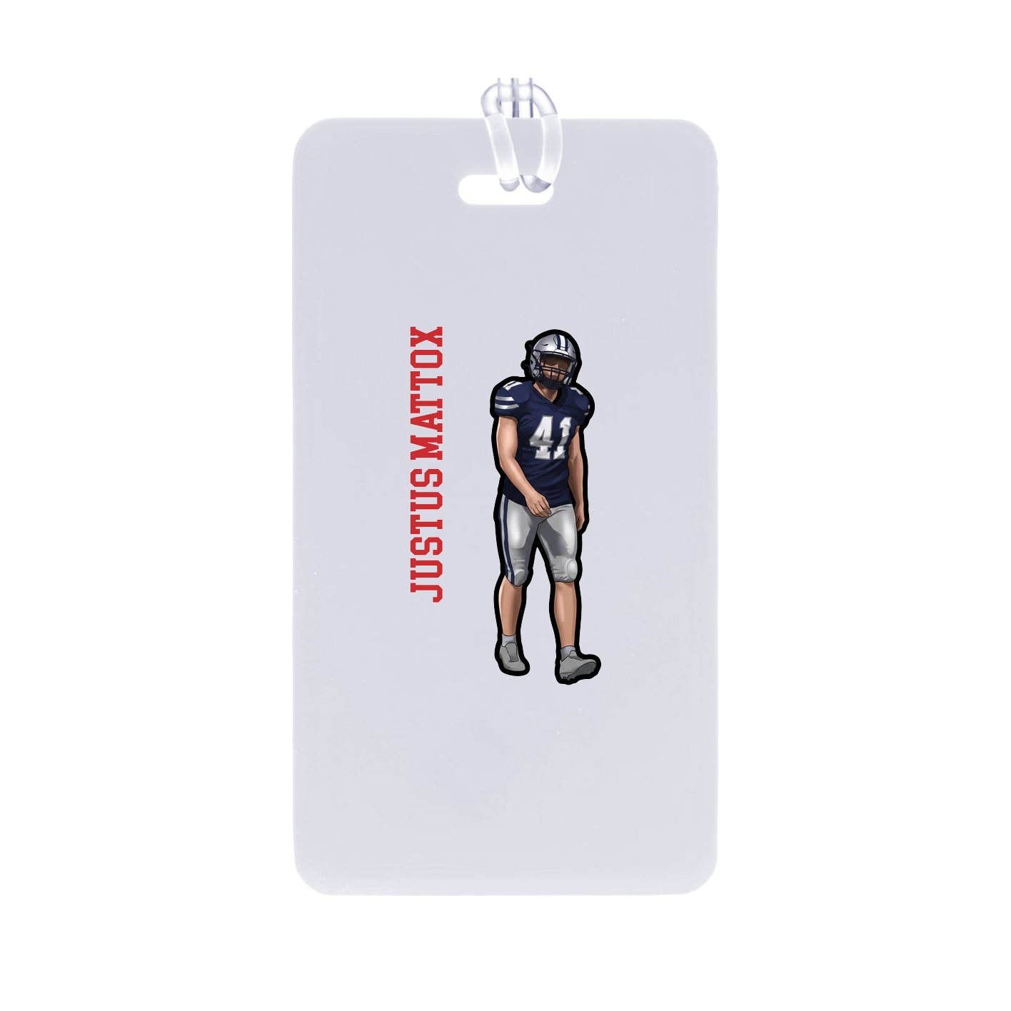 Bag Tag — Name Vertical in Classic