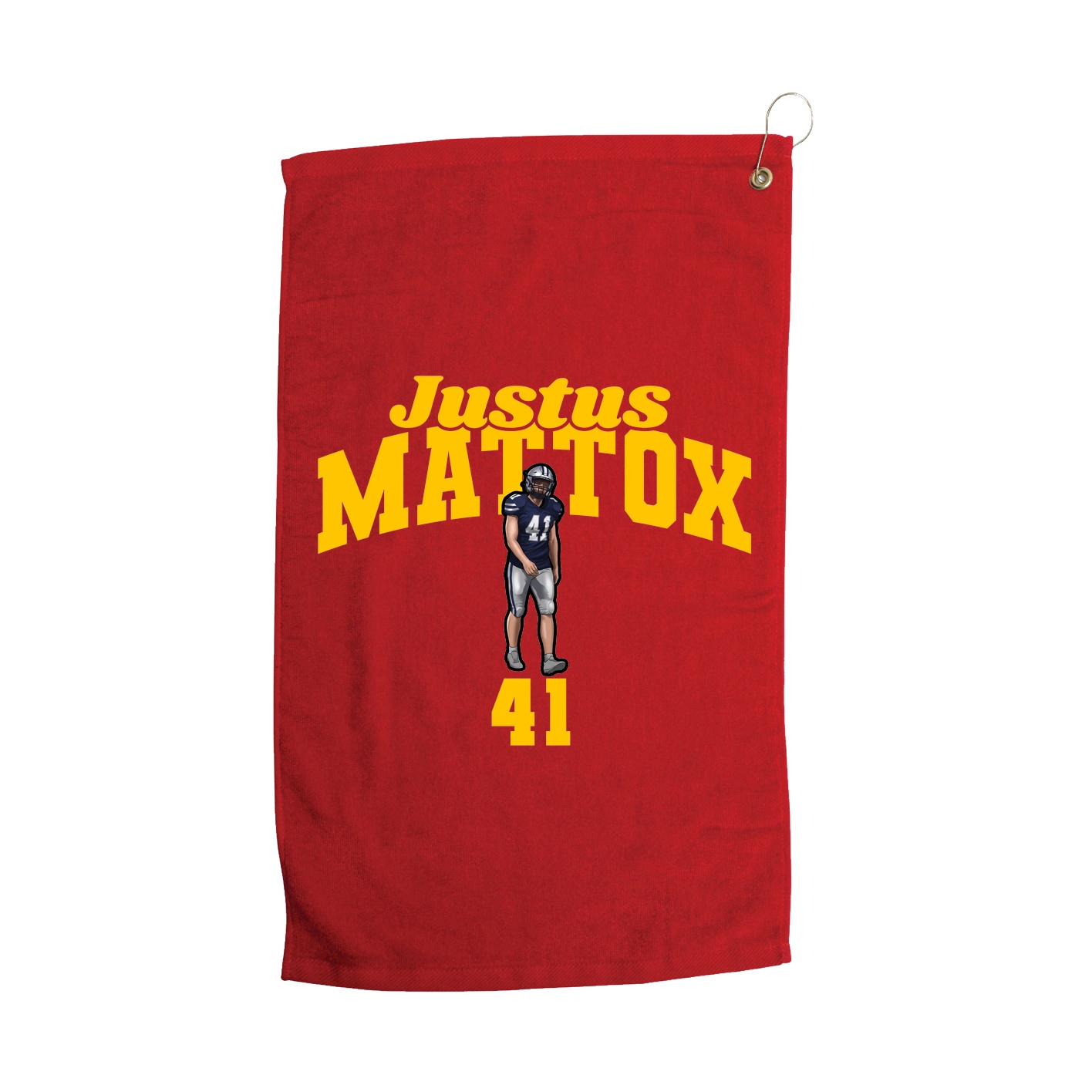 Golf Towel — Signature Arch in Red