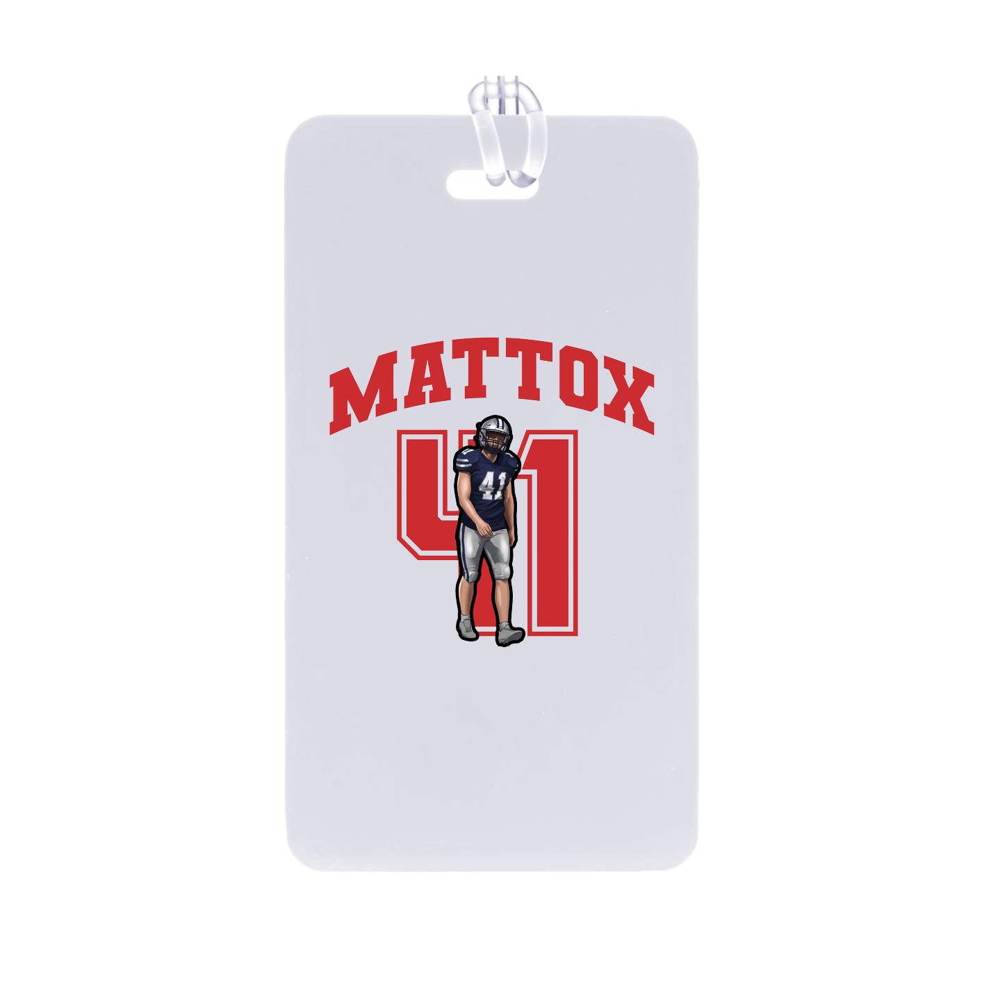 Bag Tag — Number in Classic