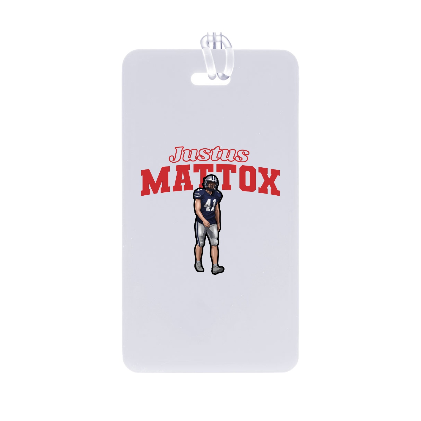 Bag Tag — Name Arch in Classic