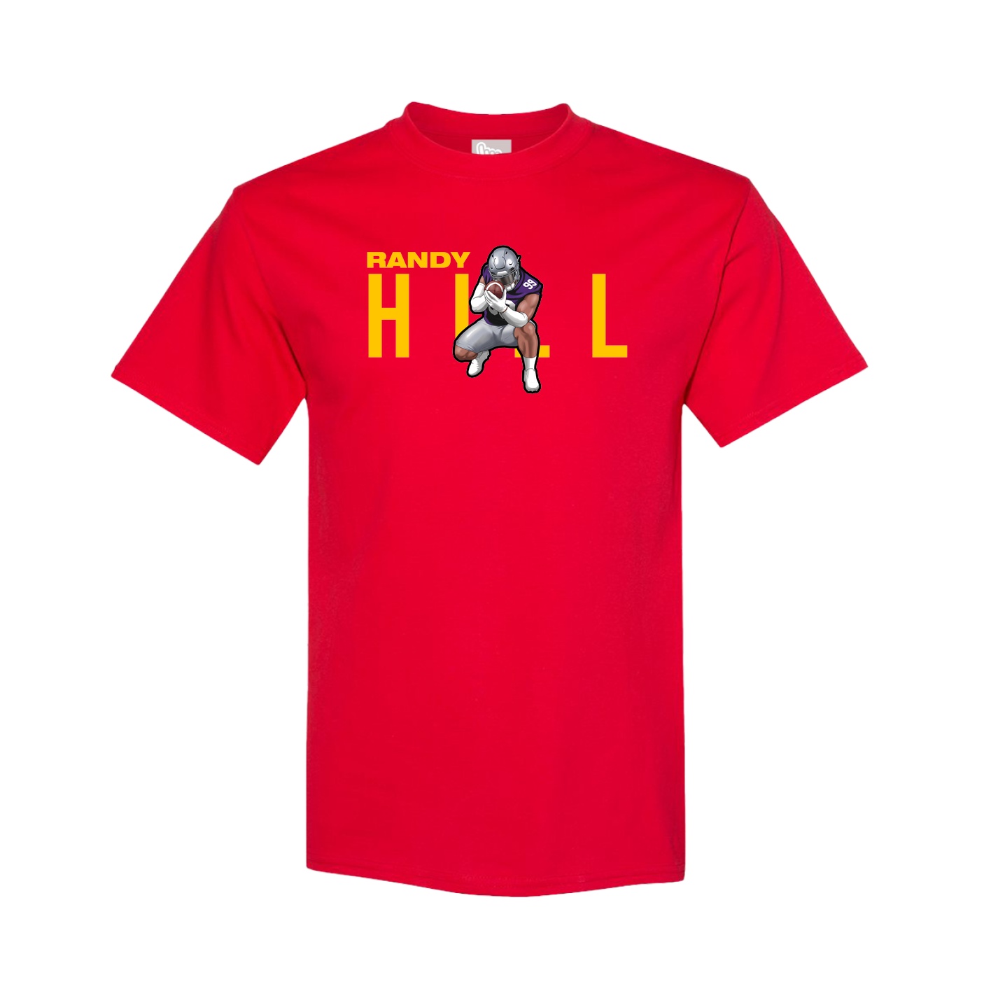 Youth Tee — Player Name in Red