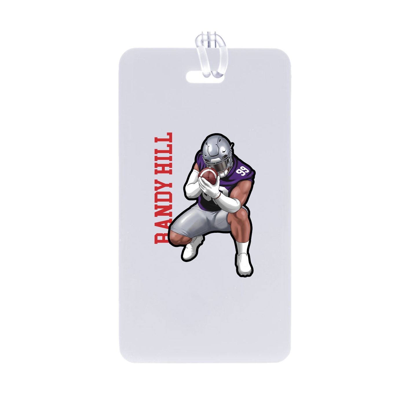 Bag Tag — Name Vertical in Classic