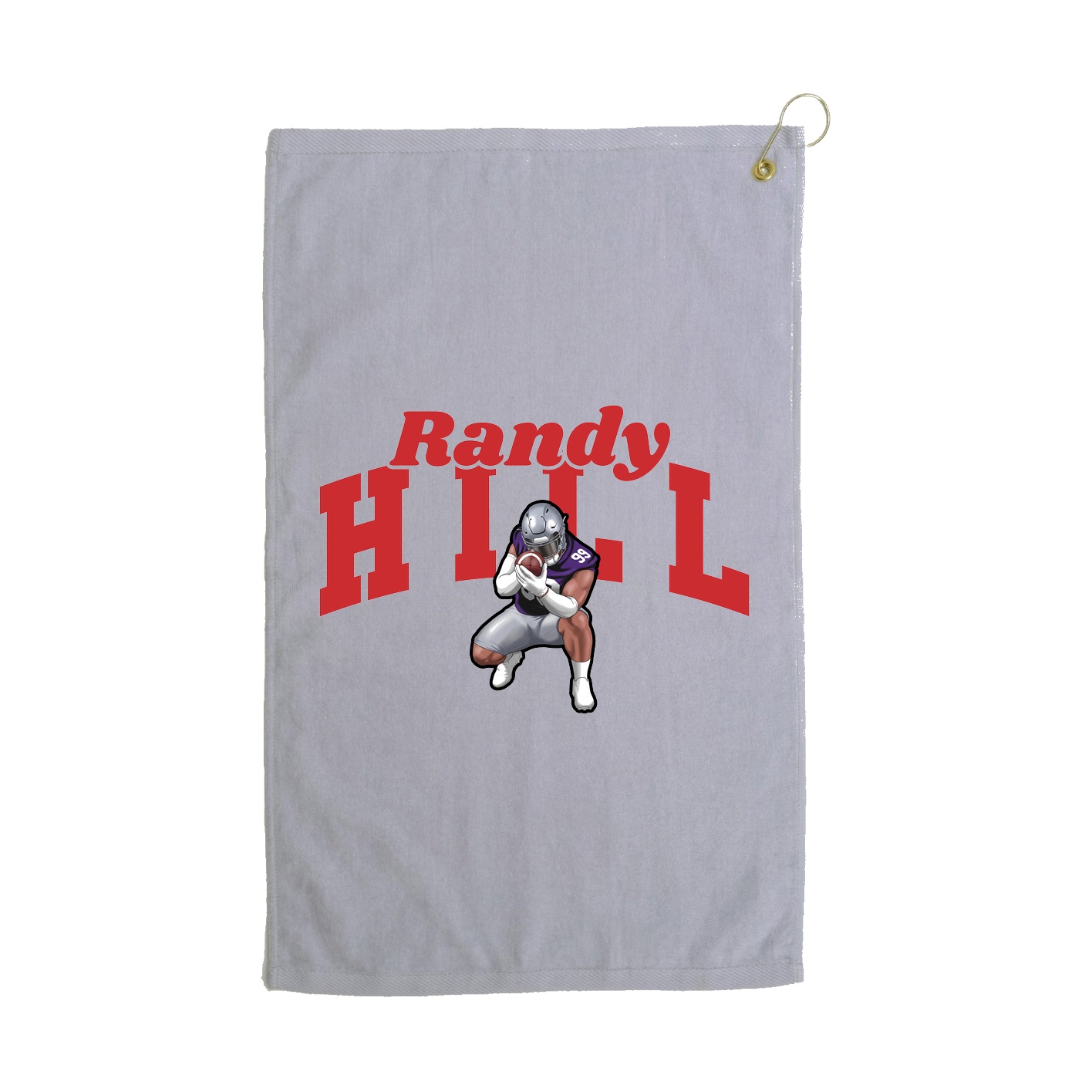 Golf Towel — Signature Arch in Grey