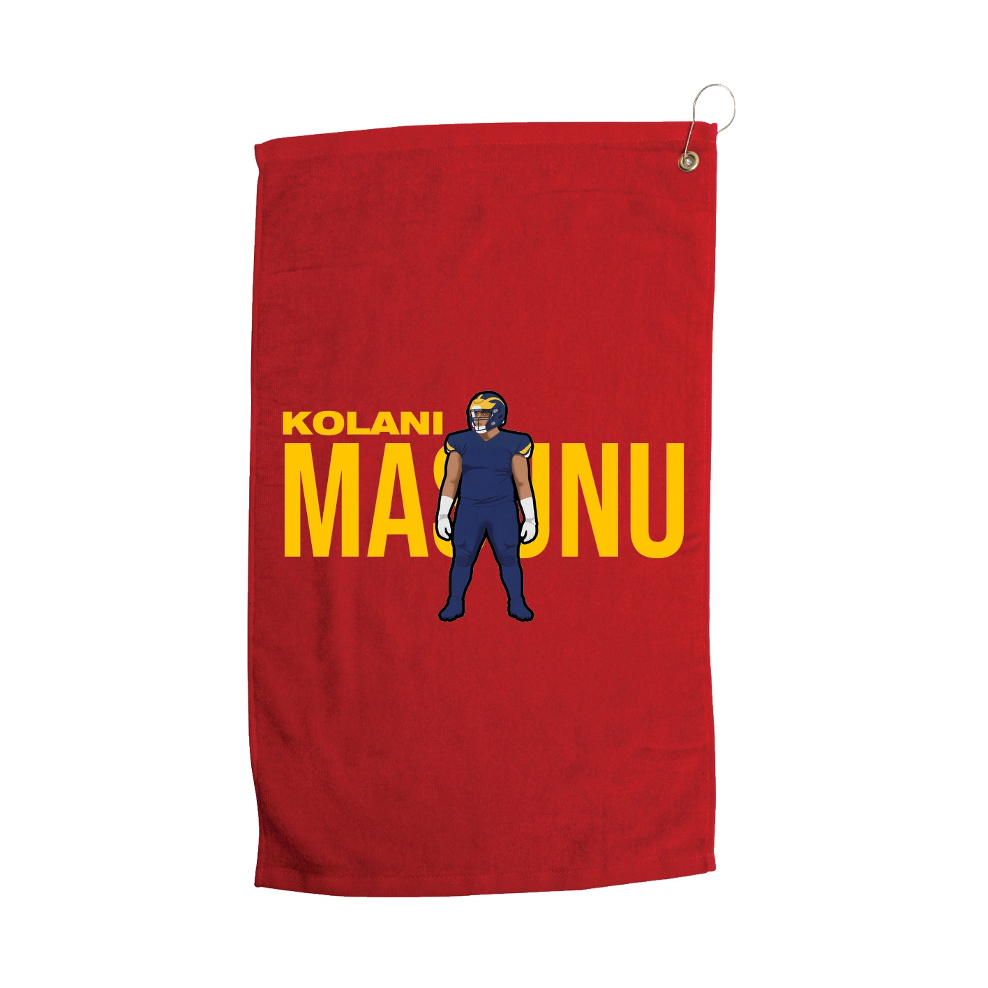 Golf Towel — Player Name in Red