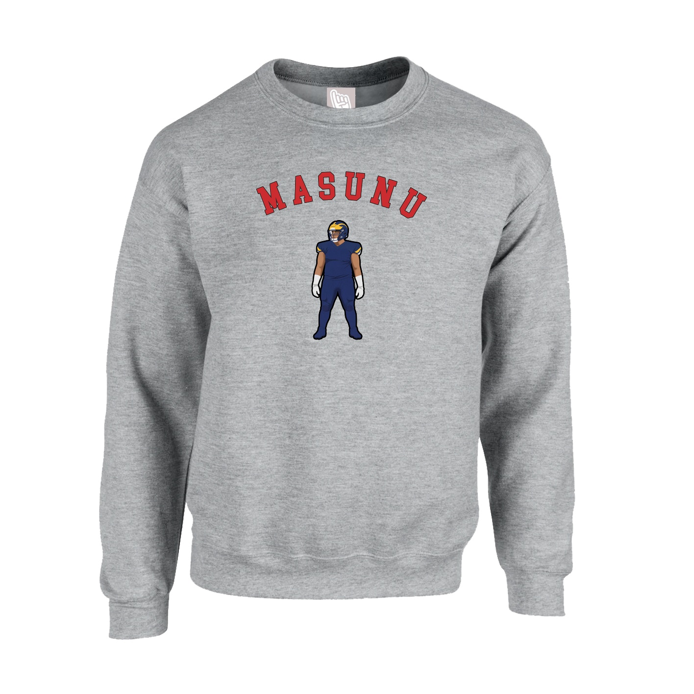 Fleece Crew — Shirsey Arch in Grey