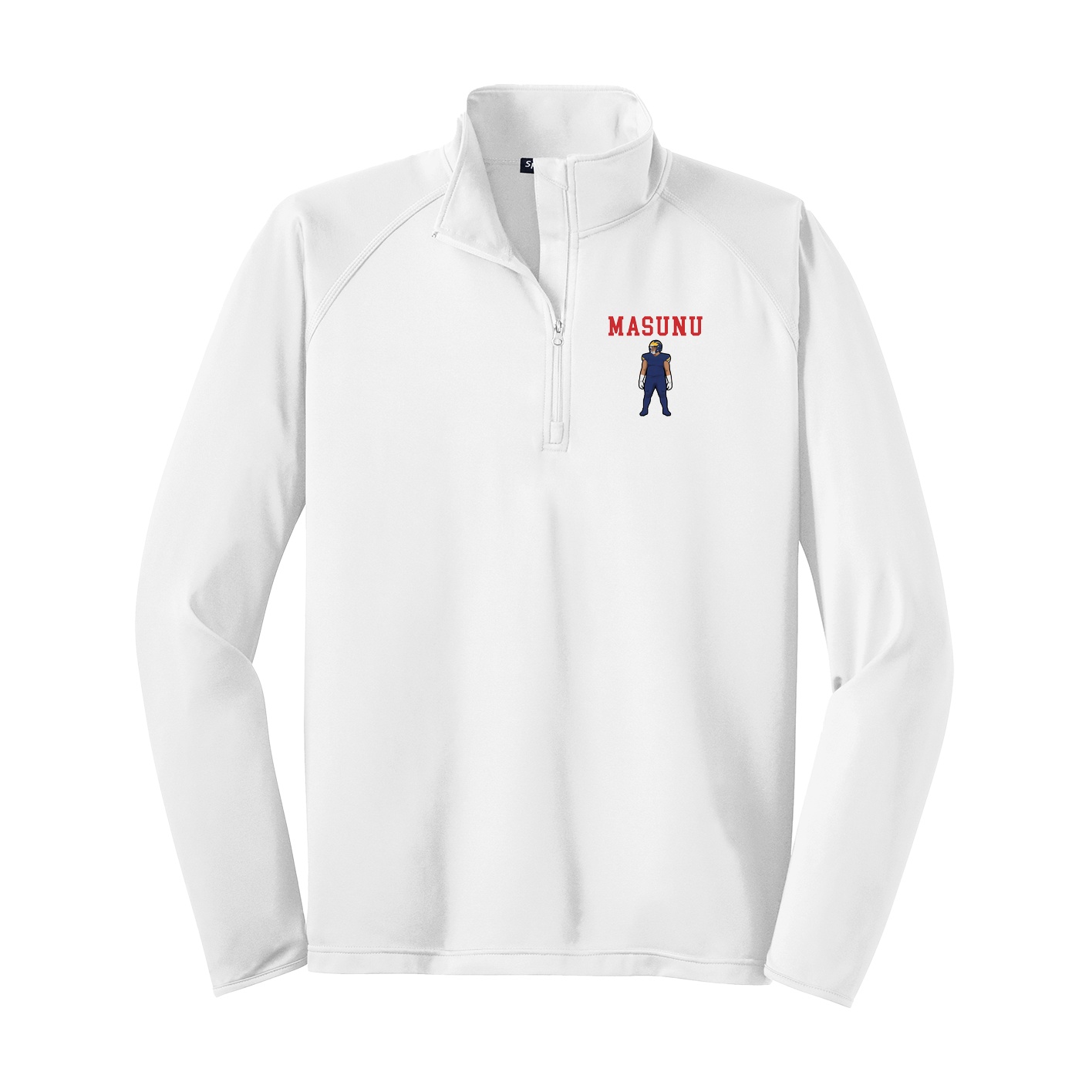 Q-Zip Pullover — Shirsey in White