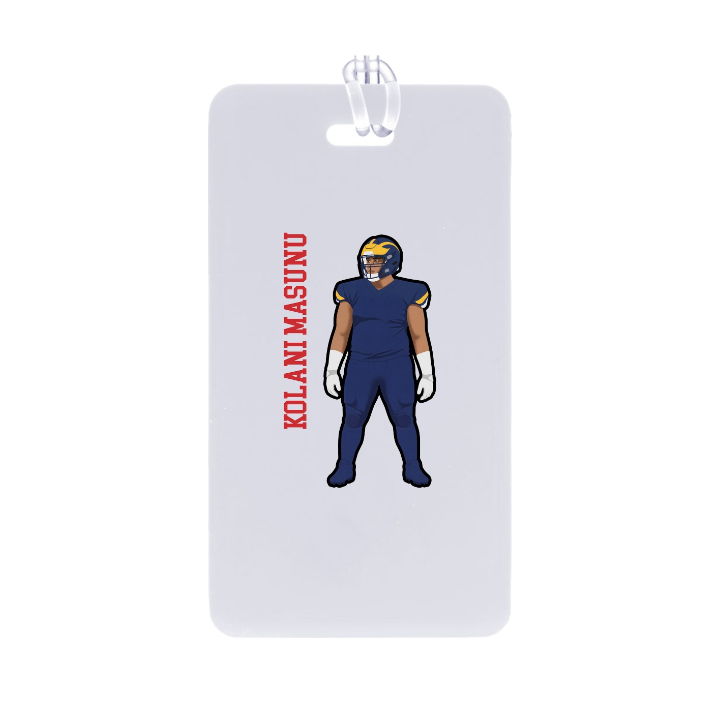 Bag Tag — Name Vertical in Classic