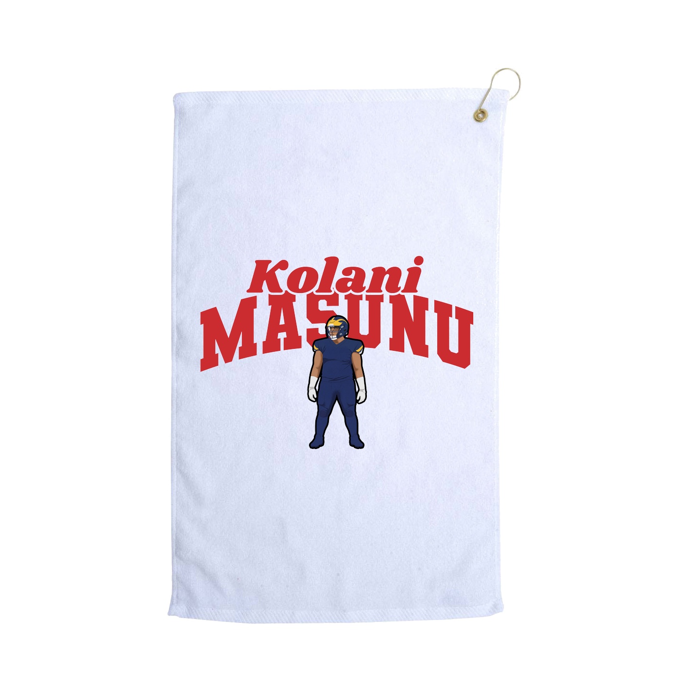 Golf Towel — Signature Arch in White