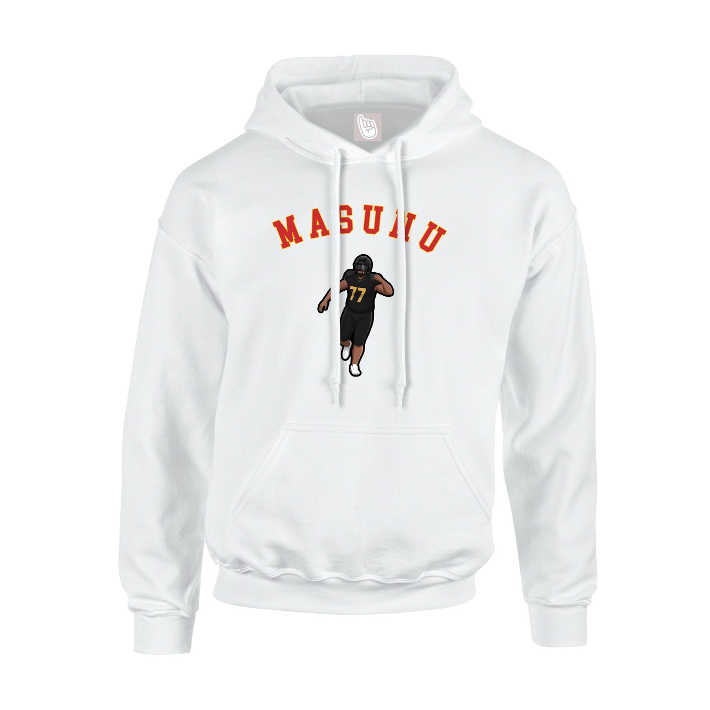Youth Hoodie — Shirsey Arch in White