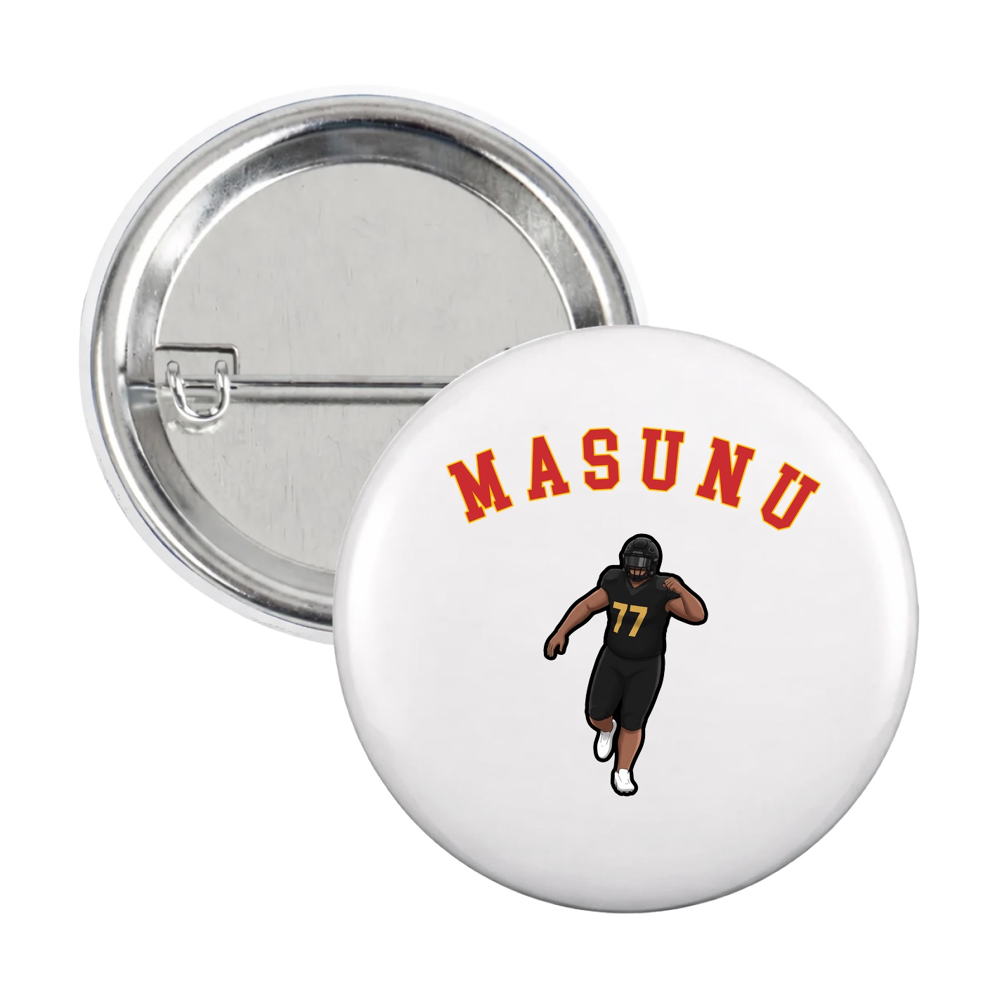 Game Day Button — Shirsey Arch in White