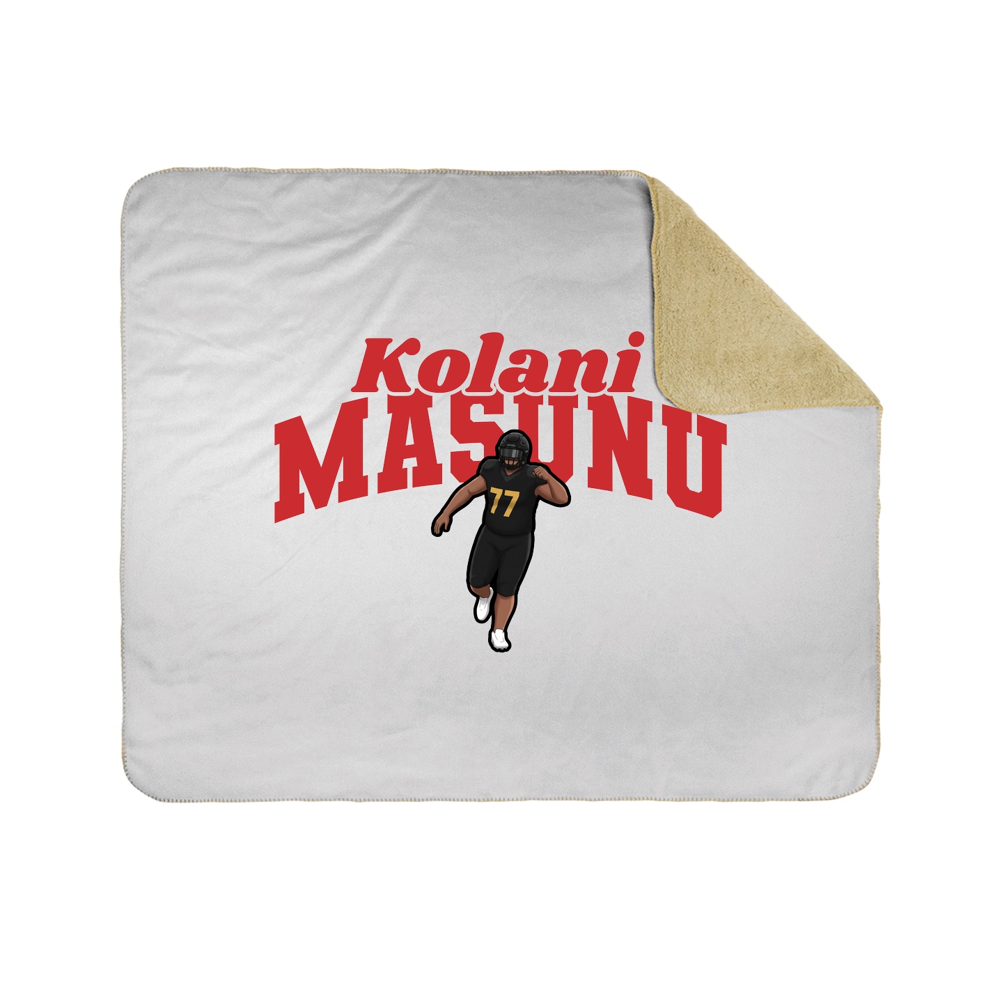 Throw Blanket — Signature Arch in White