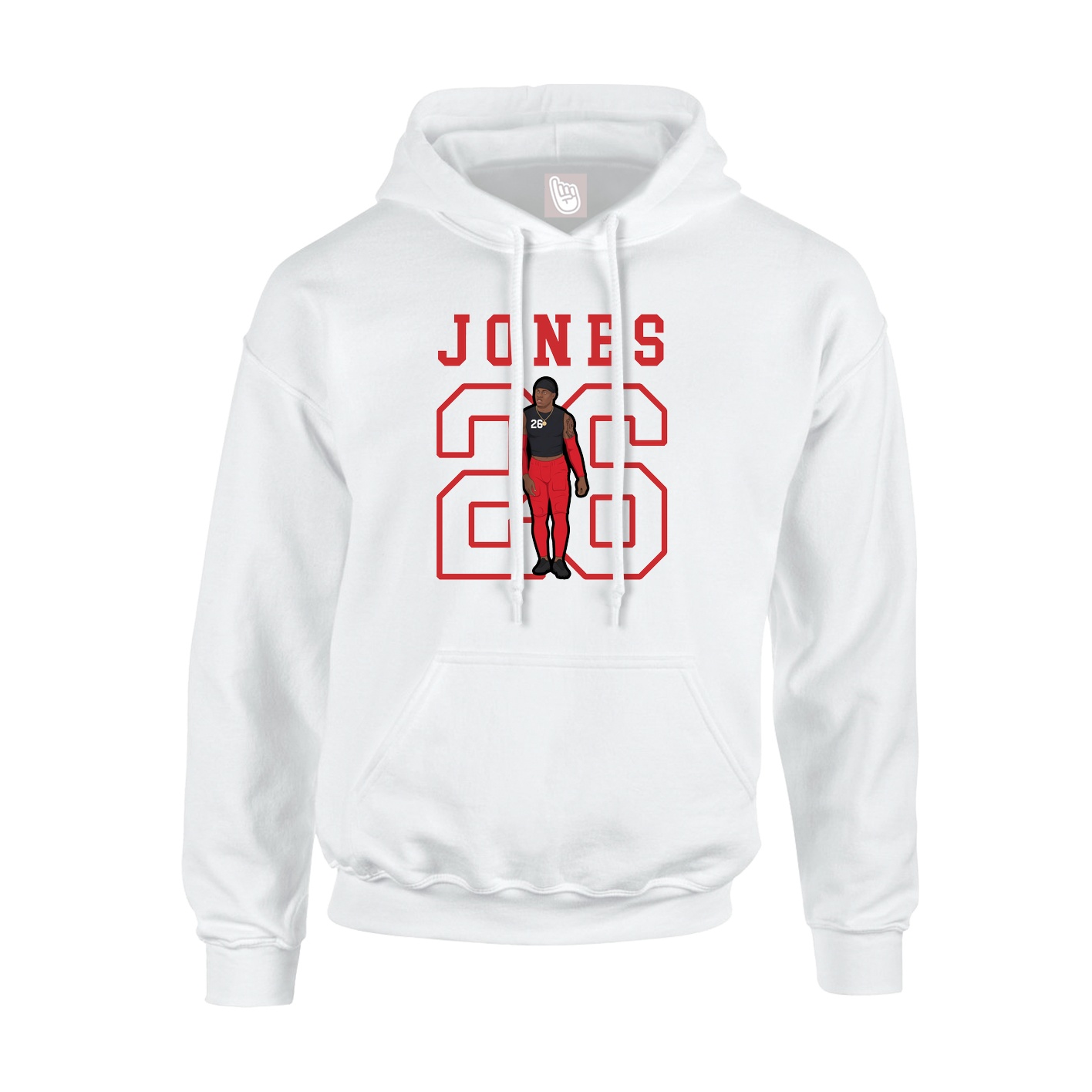 Hoodie — Shirsey in White