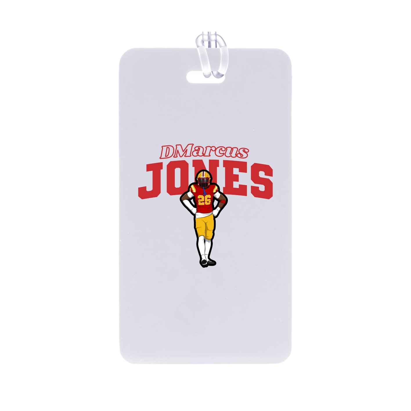 Bag Tag — Name Arch in Classic