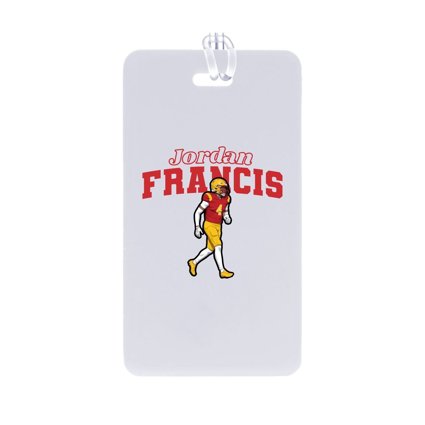Bag Tag — Name Arch in Classic