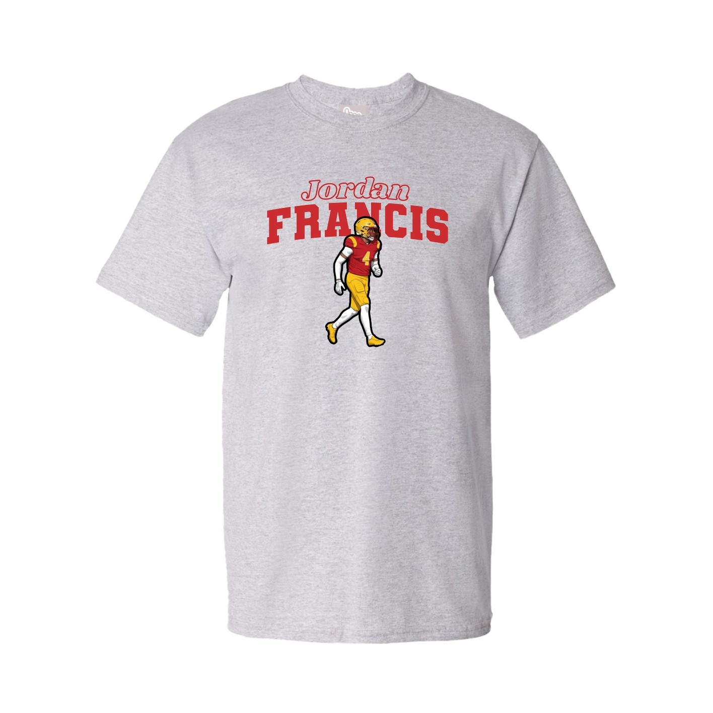 Tee — Name Arch in Grey