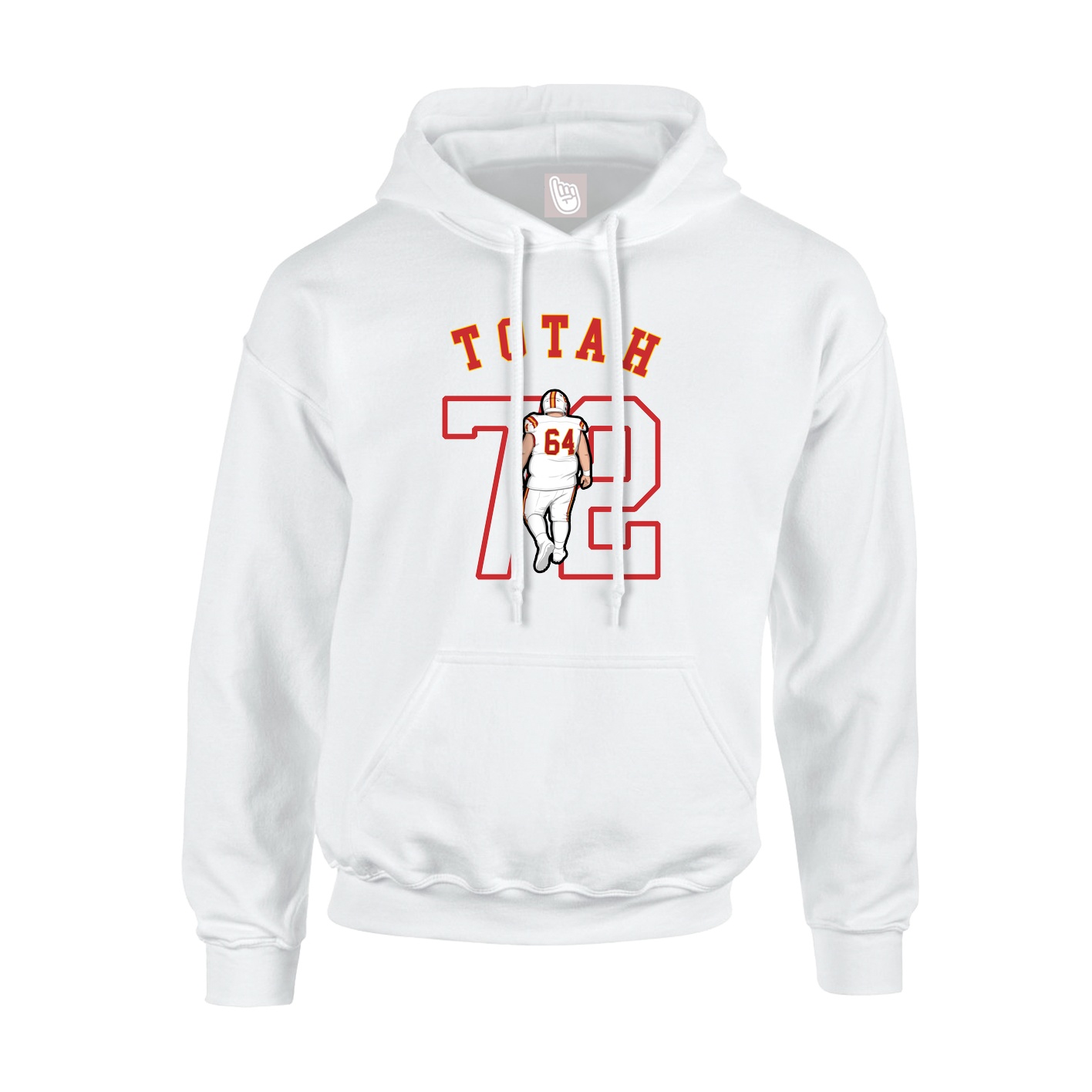 Youth Hoodie — Shirsey Arch in White