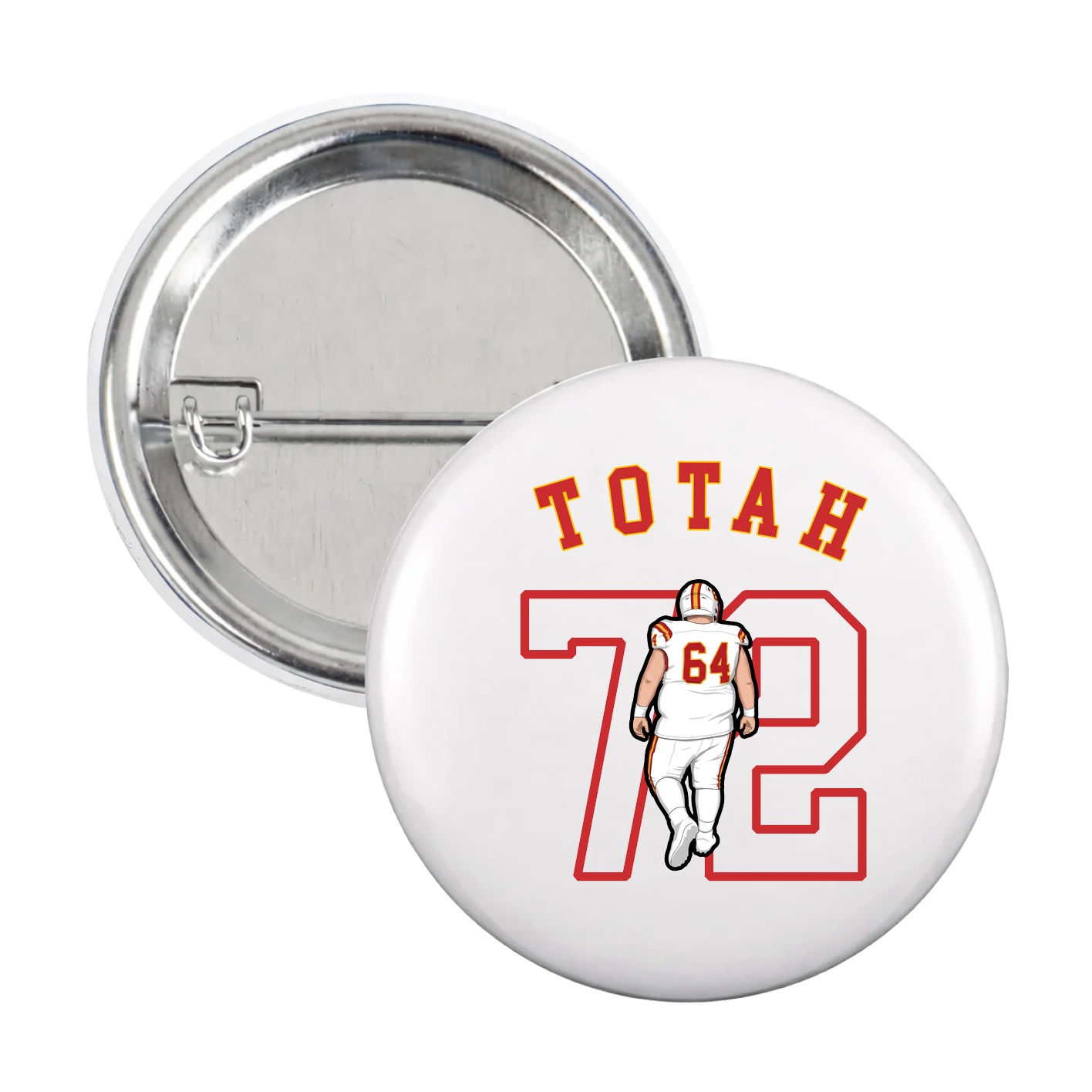 Game Day Button — Shirsey Arch in White