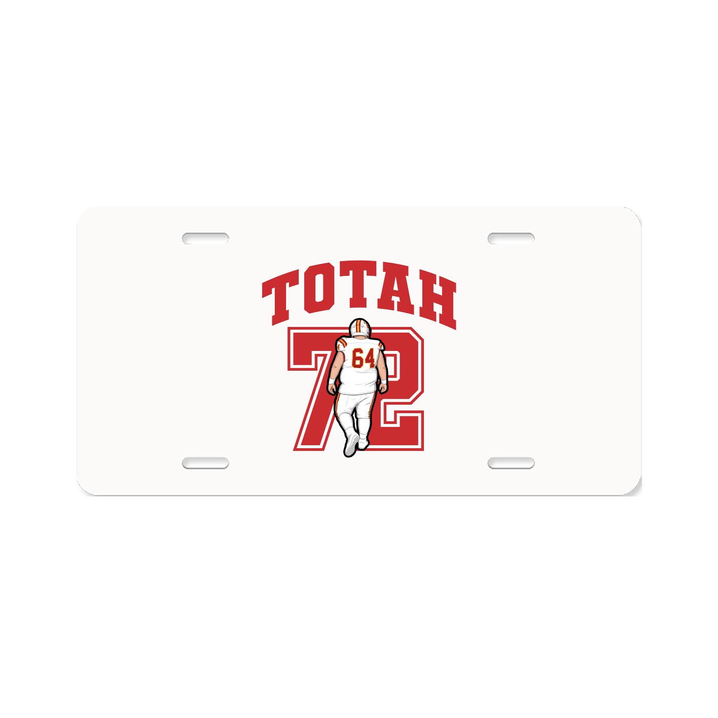 License Plate — Number in Classic