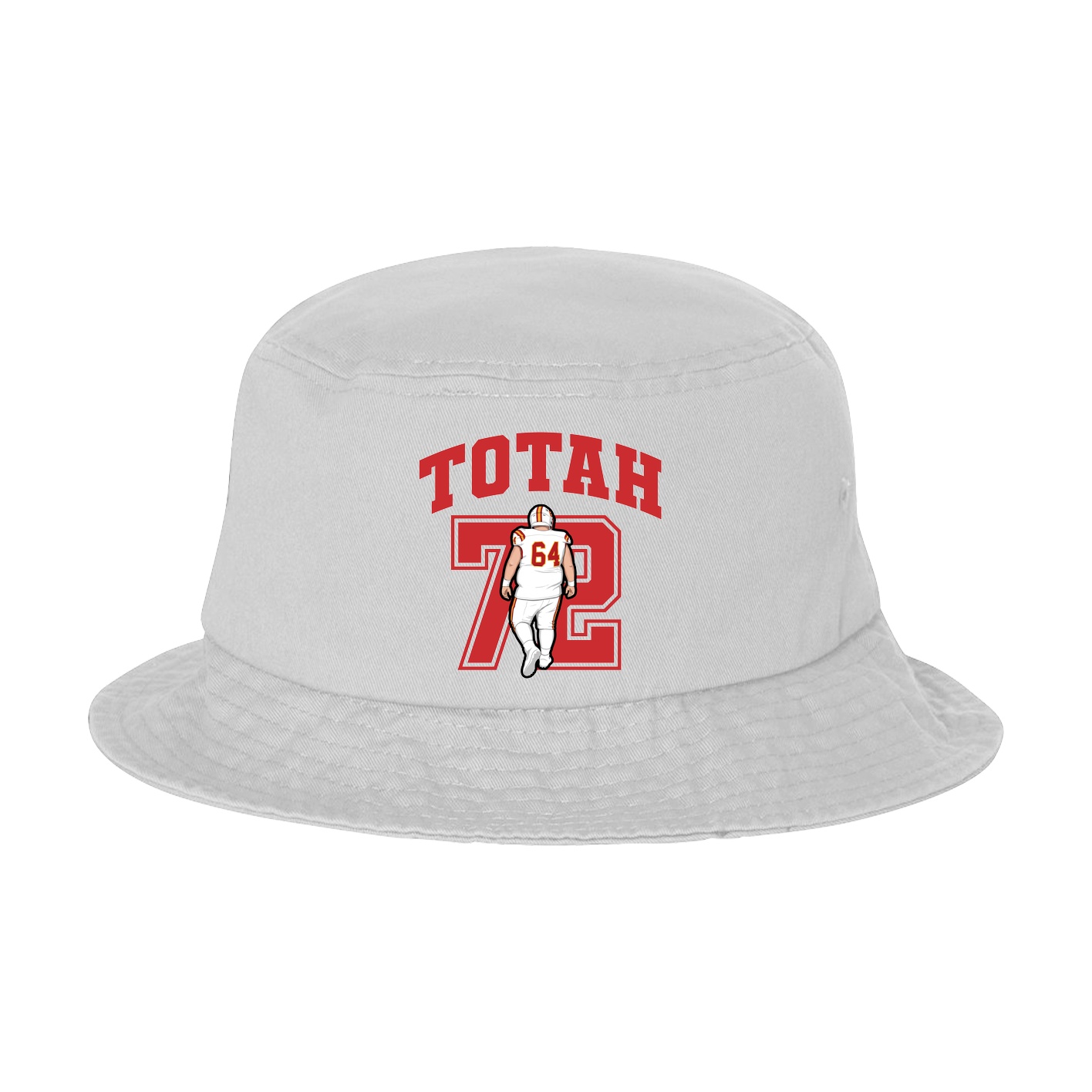 Bucket Cap — Number in White