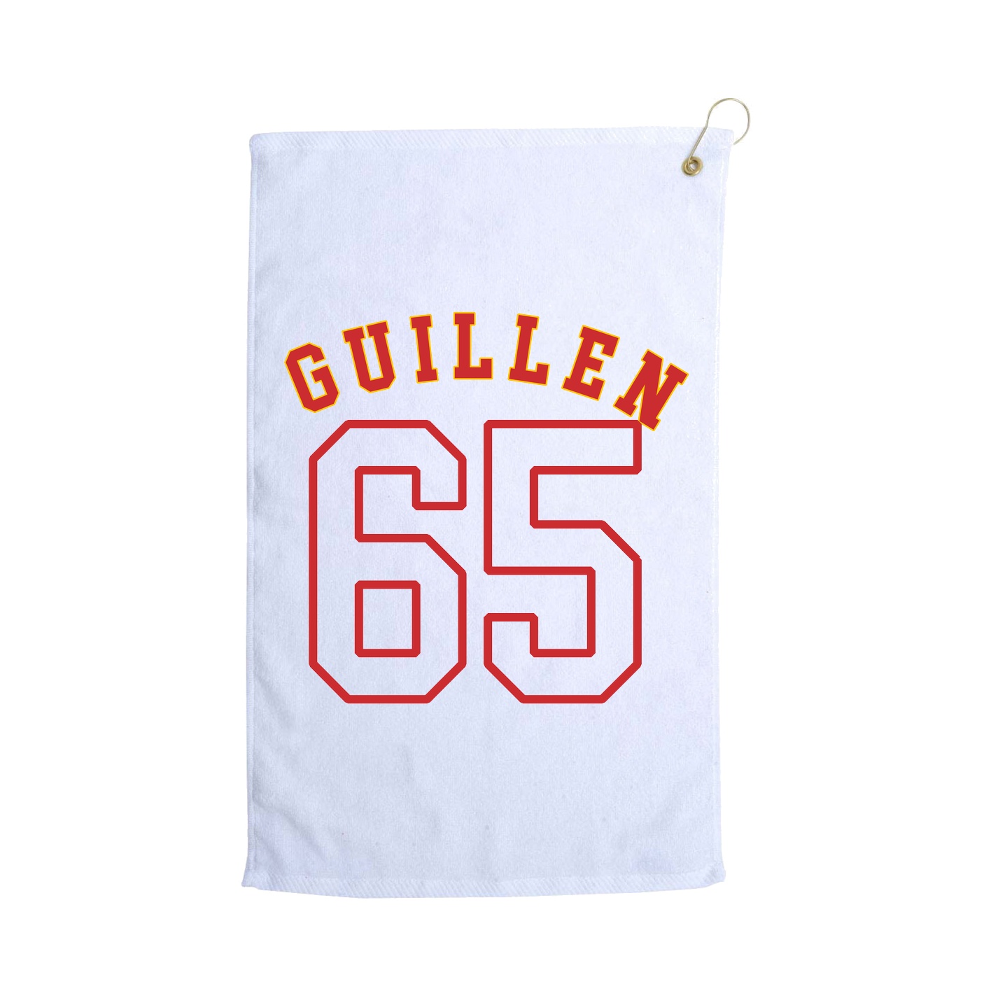 Golf Towel — Shirsey Arch in White