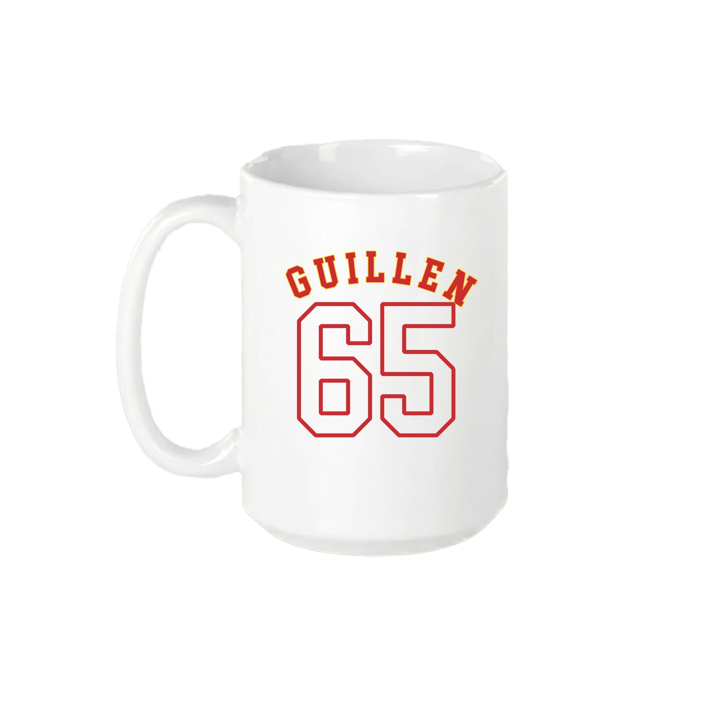 15oz Coffee Mug — Shirsey Arch in White