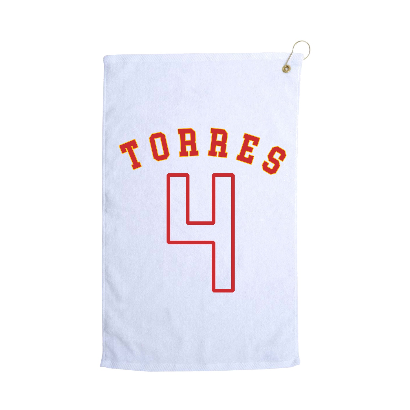 Golf Towel — Shirsey Arch in White