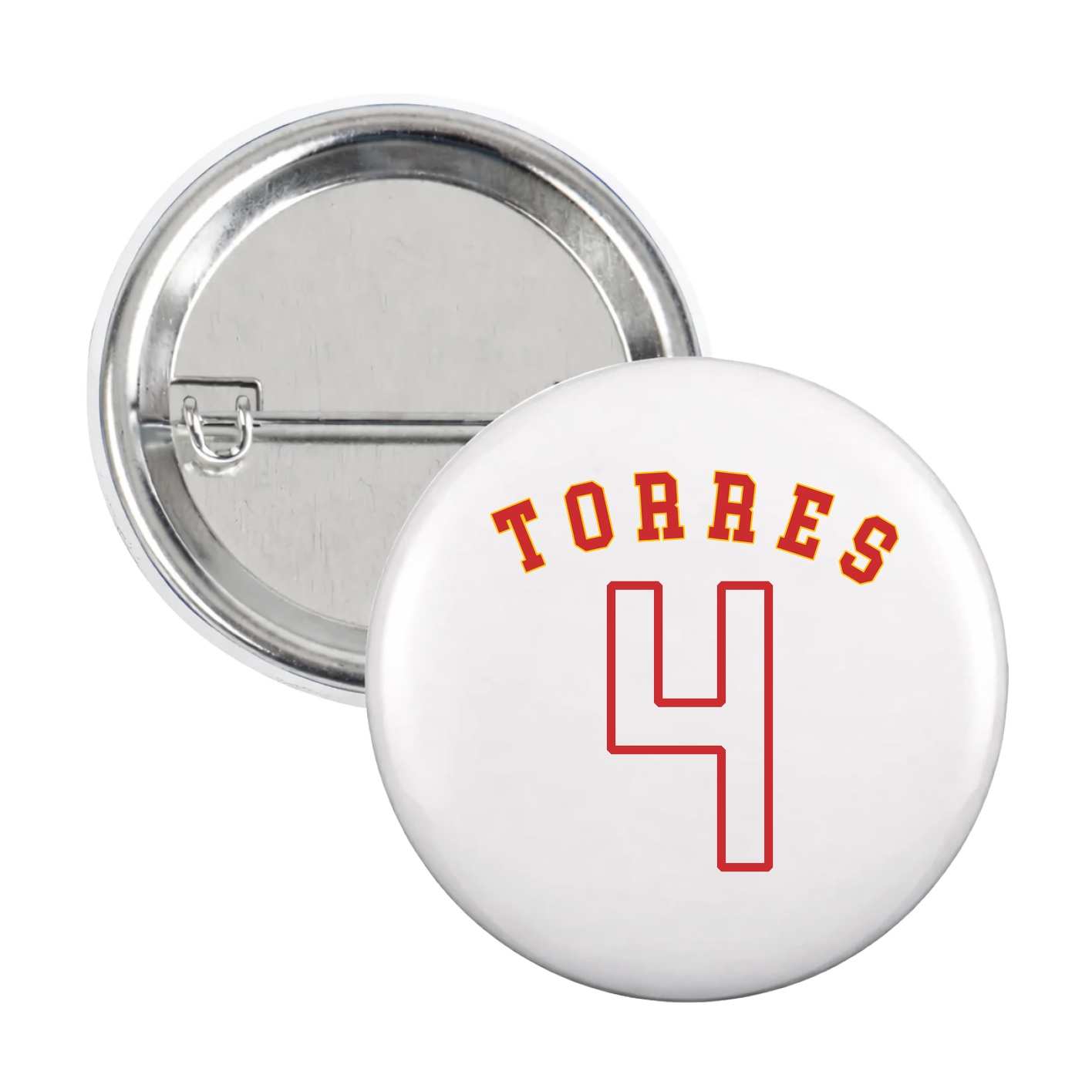 Game Day Button — Shirsey Arch in White