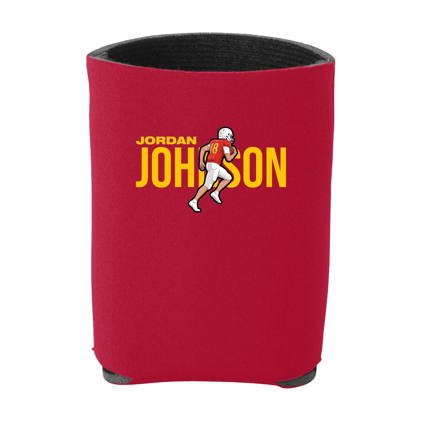 Can Holder — Player Name in Red