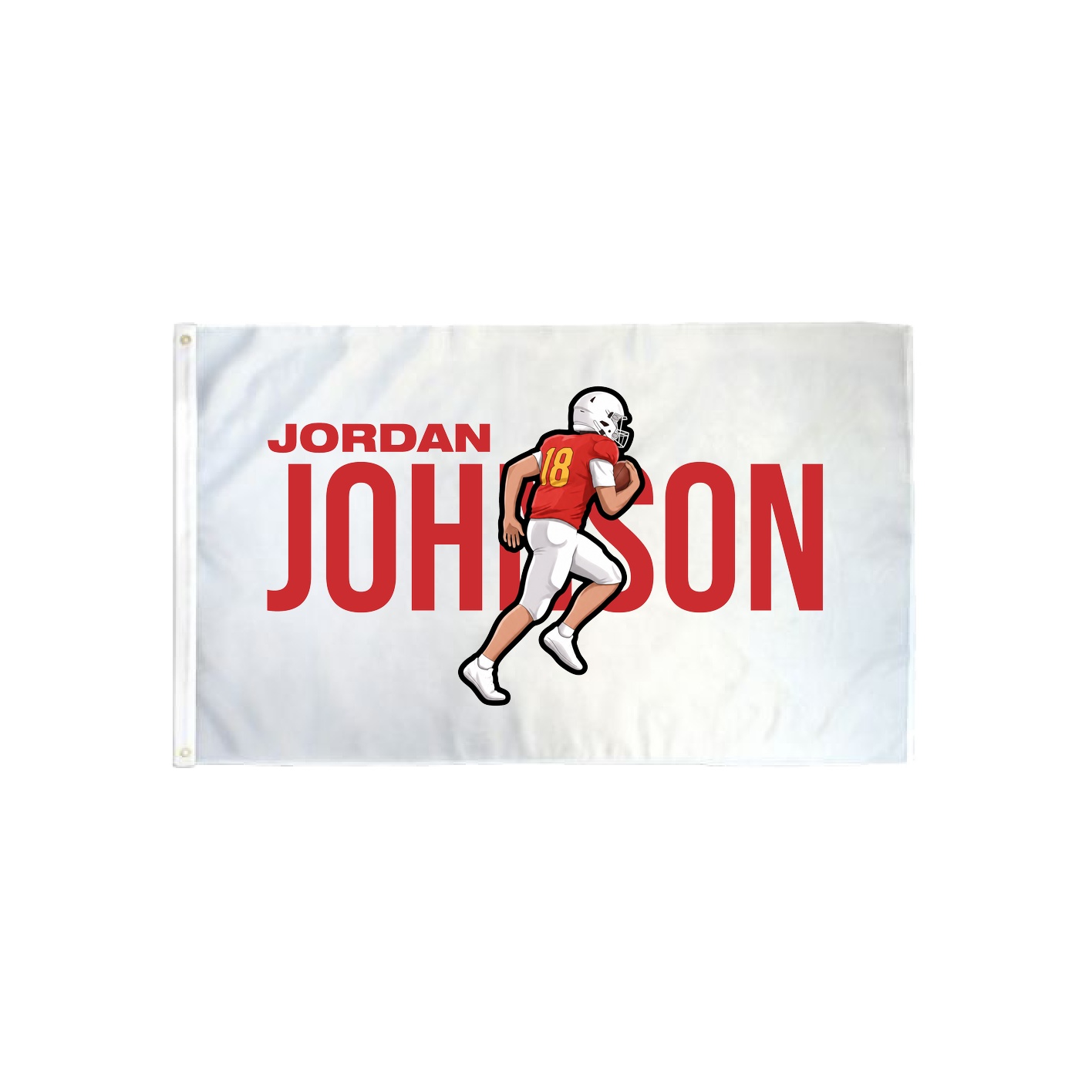 3x5 Flag — Player Name in Classic