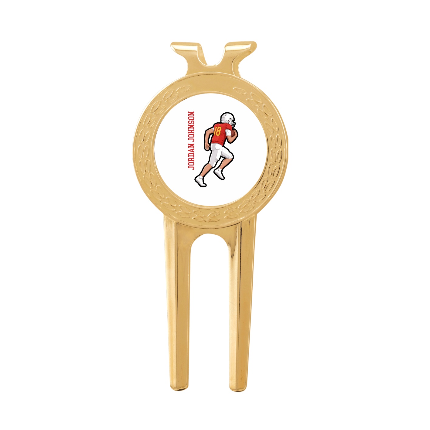 Divot Tool with Ball Marker — Name Vertical in Classic
