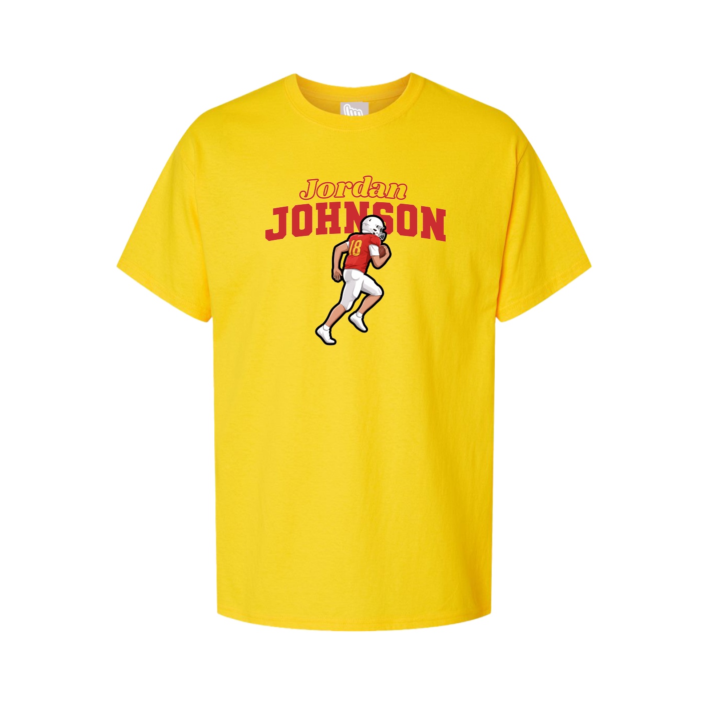 Tee — Name Arch in Gold