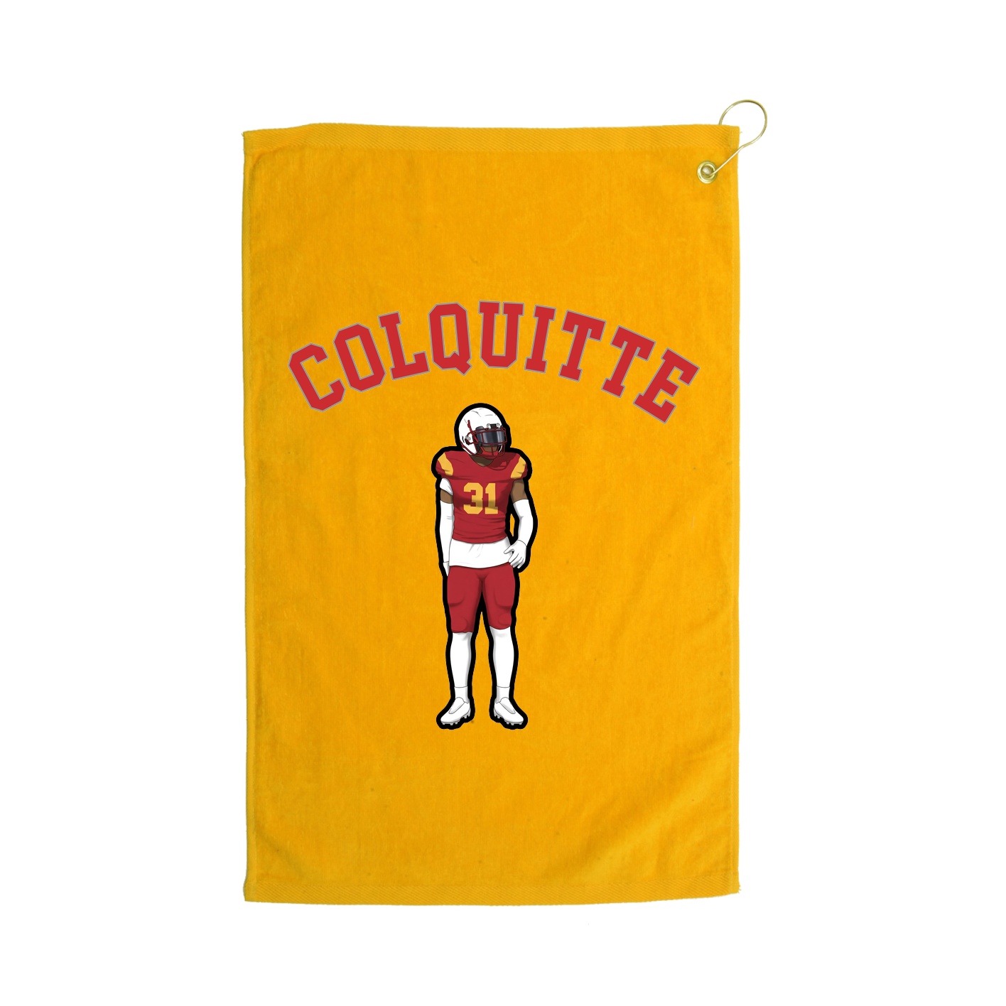Golf Towel — Shirsey Arch in Gold