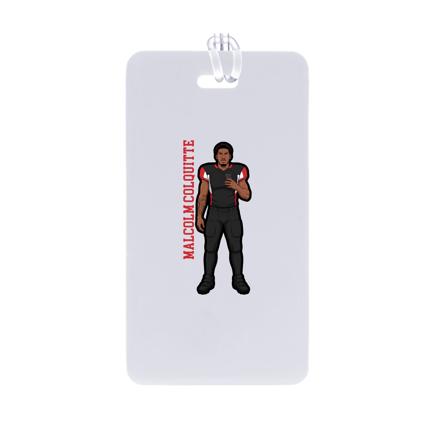 Bag Tag — Name Vertical in Classic