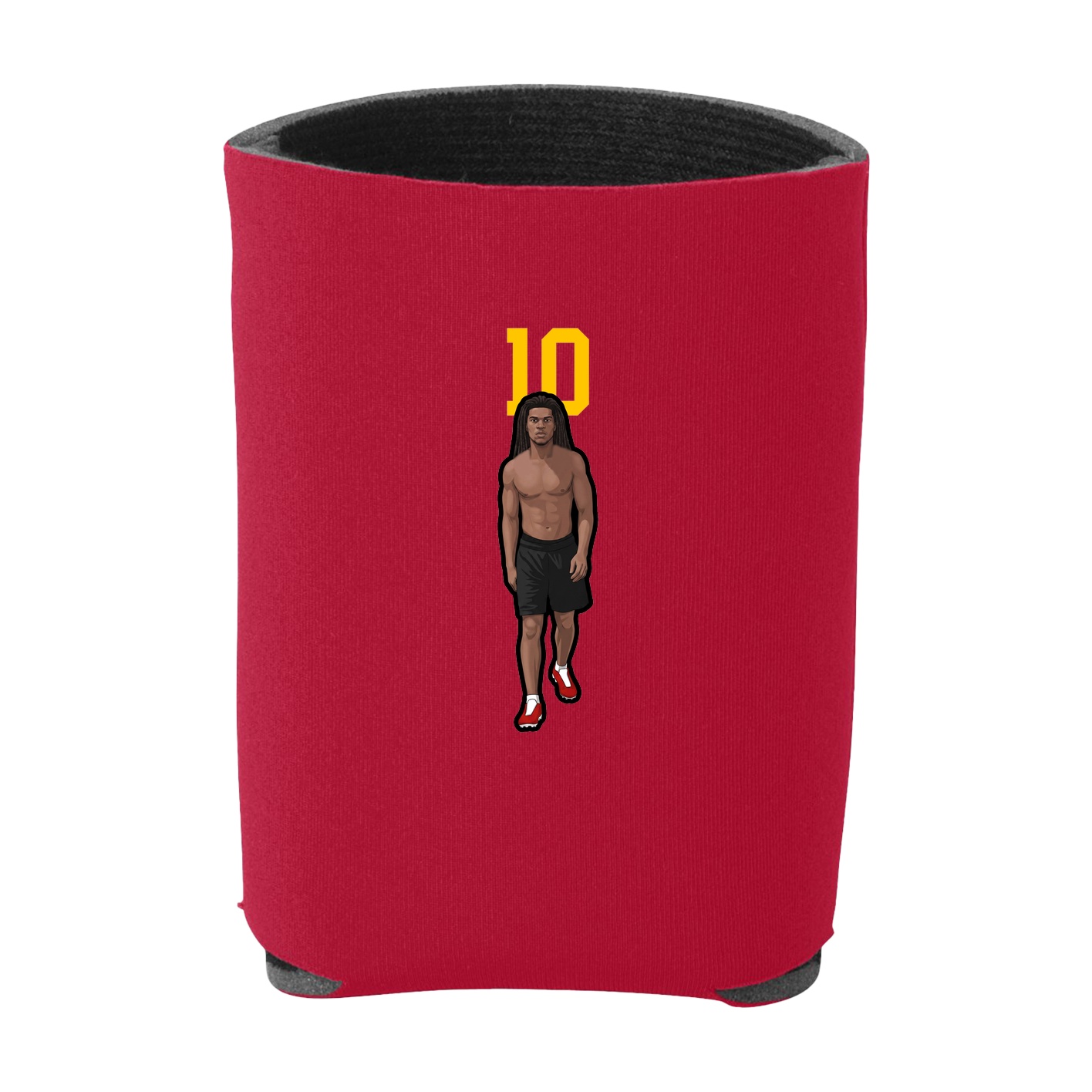 Can Holder — Number Top in Red