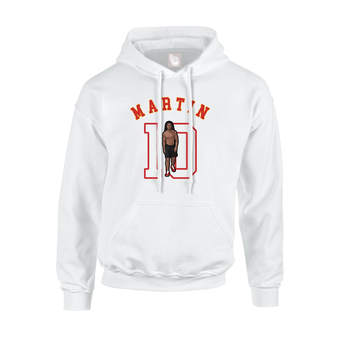Hoodie — Shirsey Arch in White