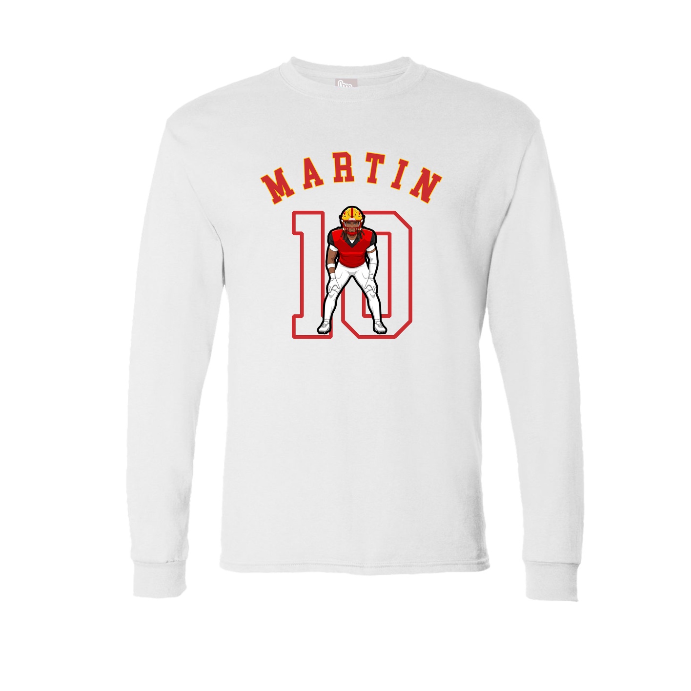 Long Sleeve Tee — Shirsey Arch in White
