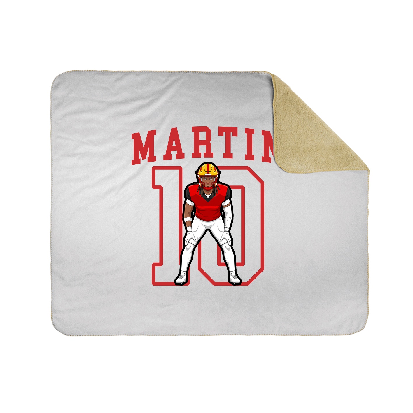 Throw Blanket — Shirsey in White