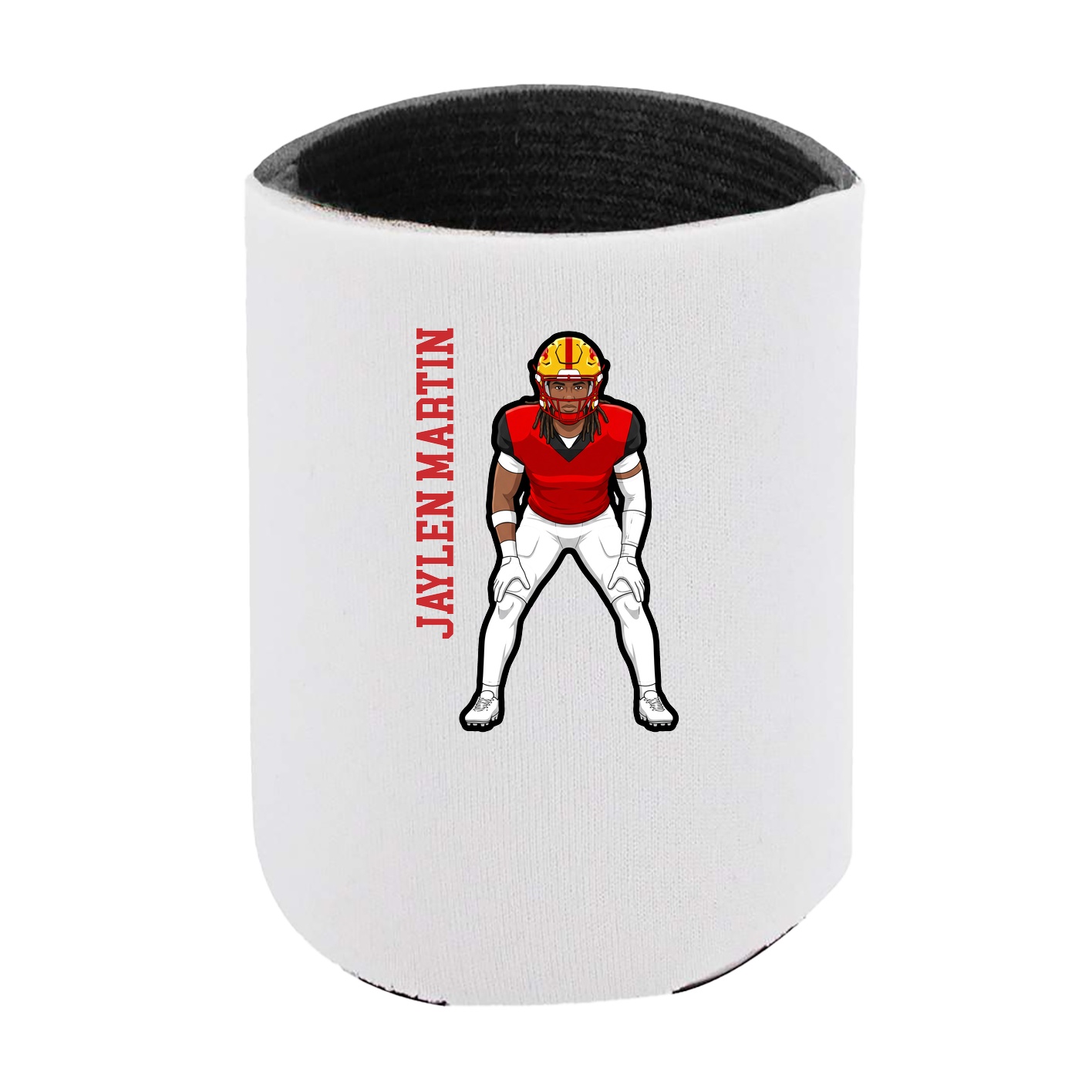 Can Holder — Name Vertical in White