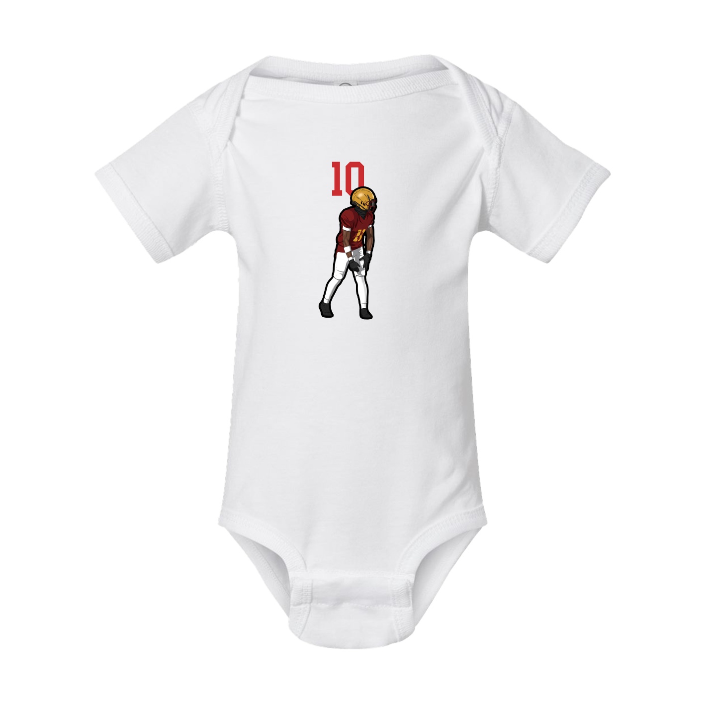 Baby Onesie — Number Top in White