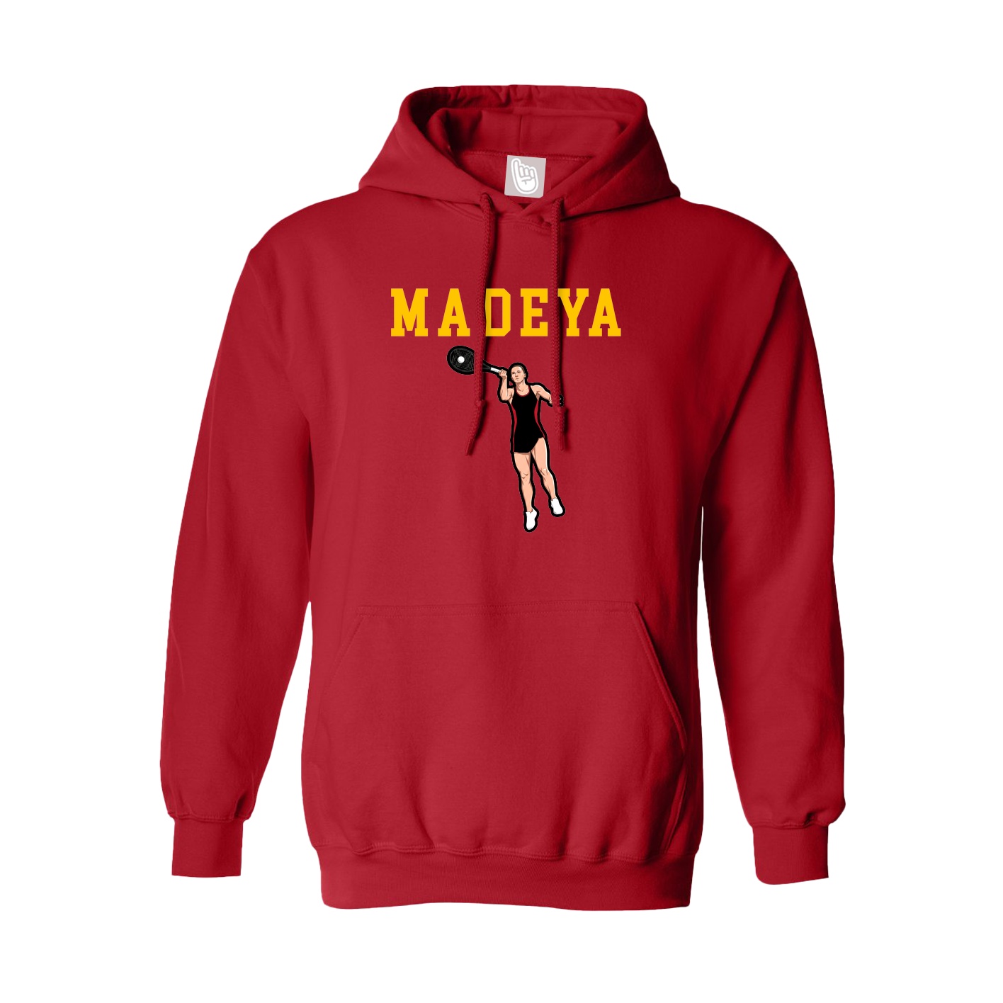 Hoodie — Shirsey in Red