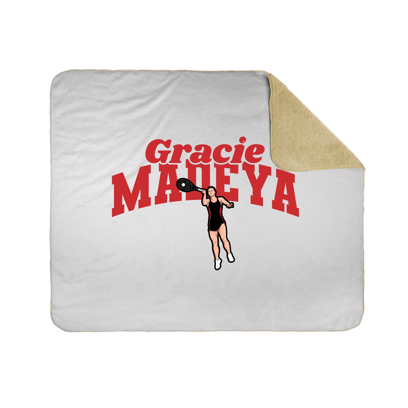 Throw Blanket — Signature Arch in White