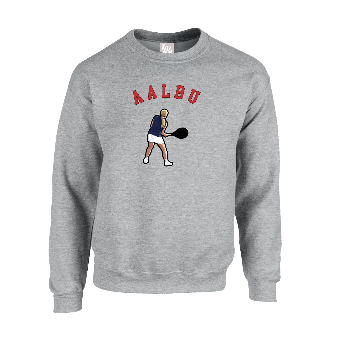 Fleece Crew — Shirsey Arch in Grey