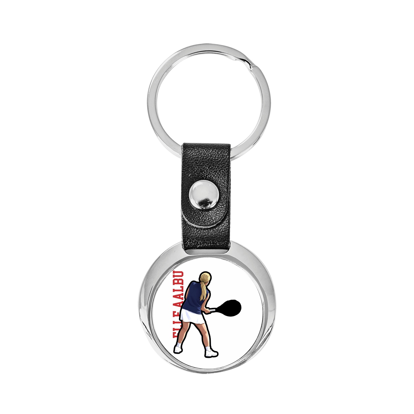 Key Chain — Name Vertical in Classic