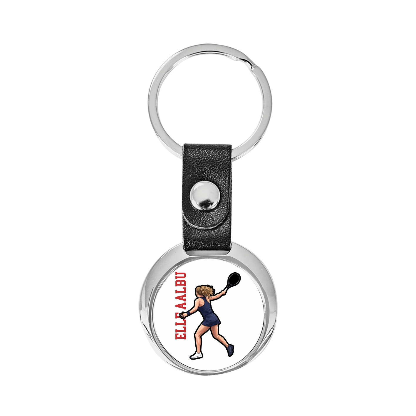 Key Chain — Name Vertical in Classic
