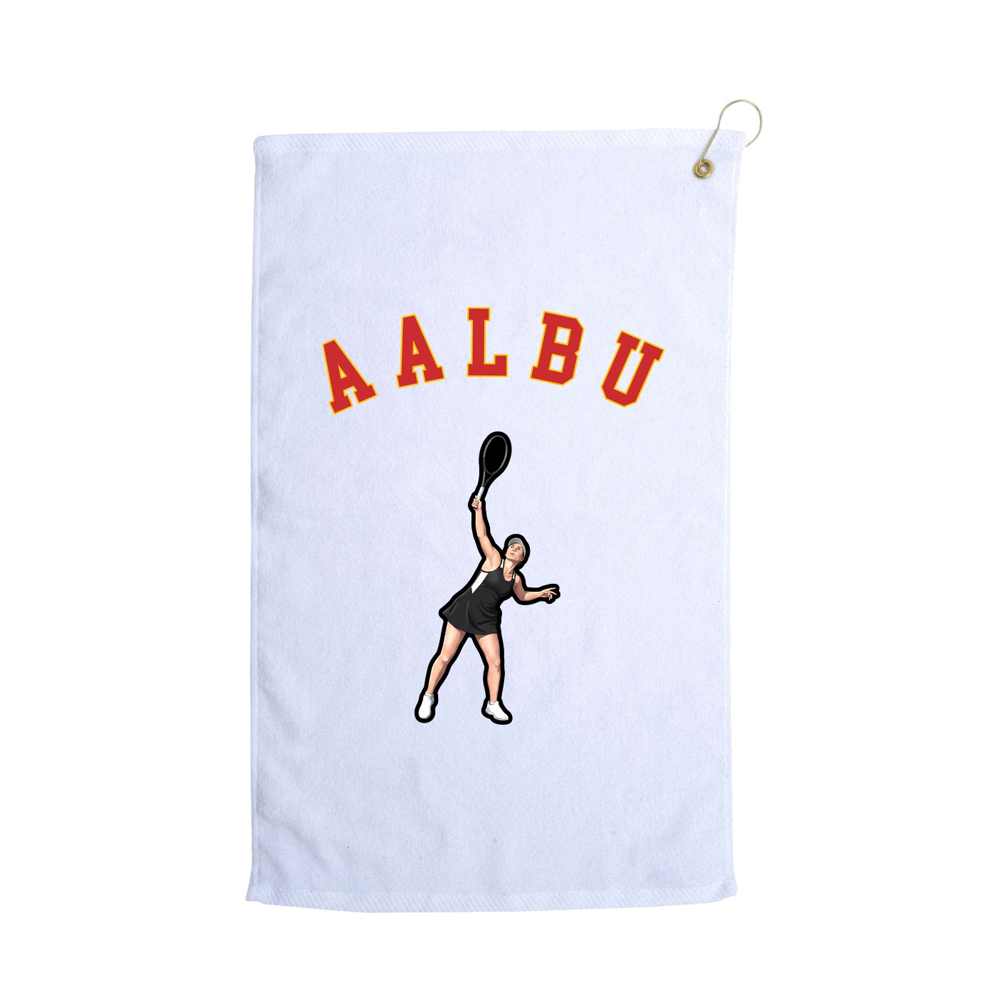 Golf Towel — Shirsey Arch in White