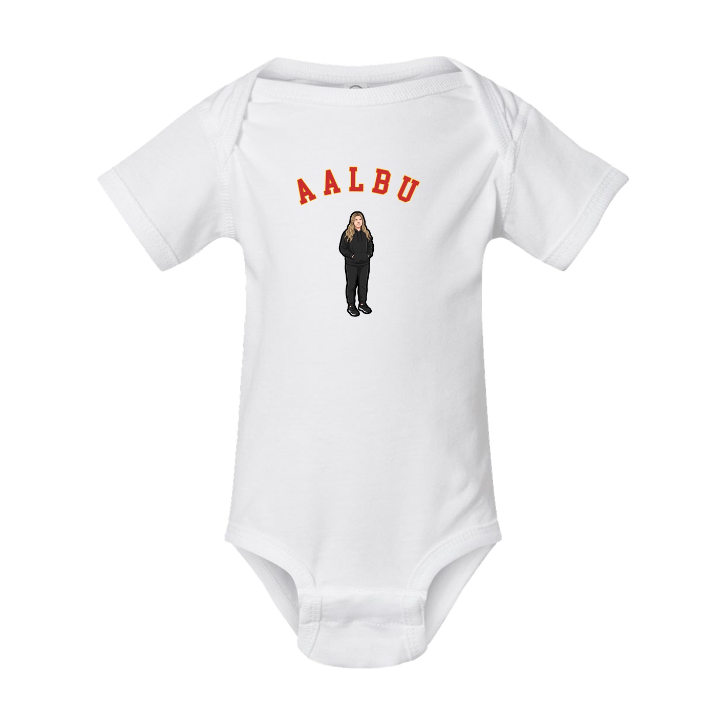 Baby Onesie — Shirsey Arch in White
