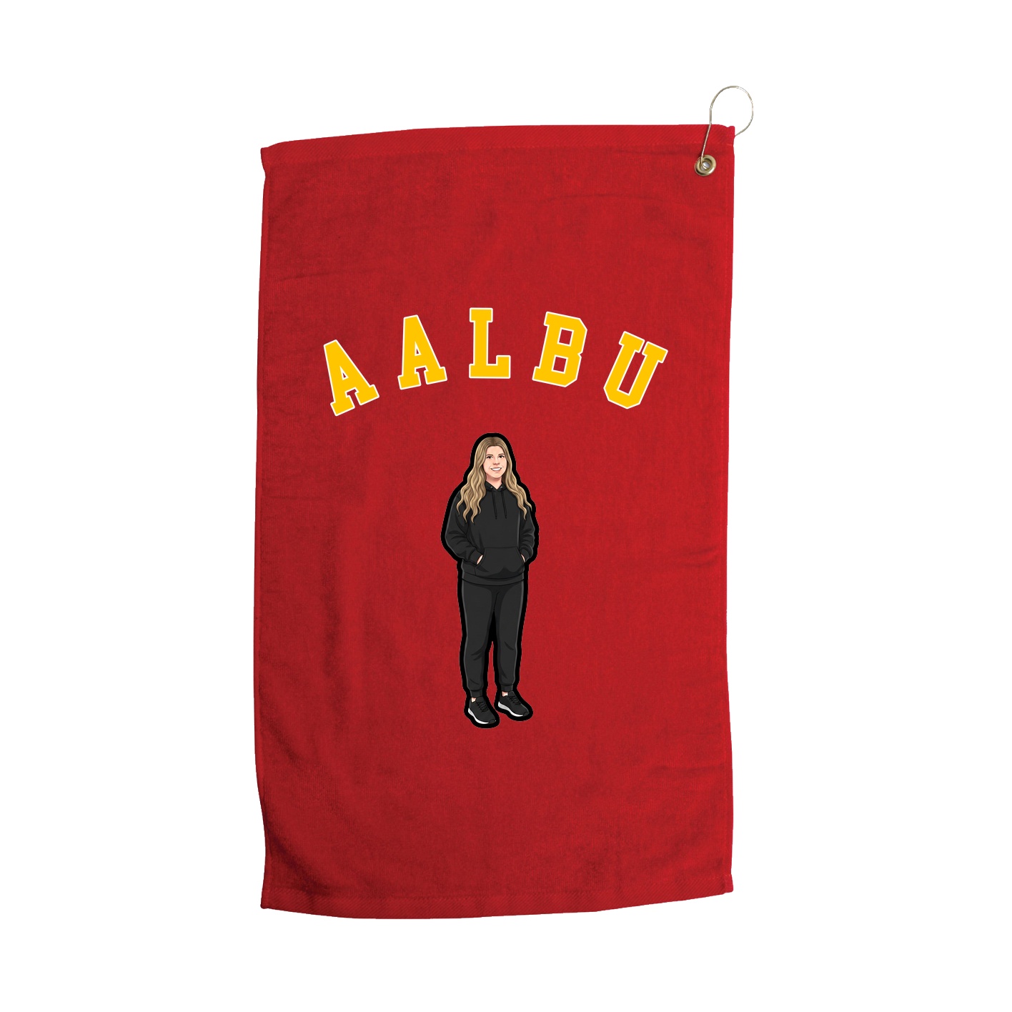 Golf Towel — Shirsey Arch in Red