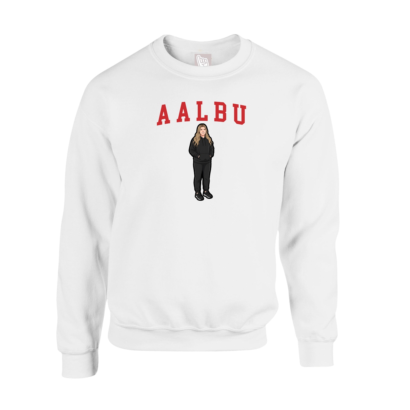 Fleece Crew — Shirsey in White