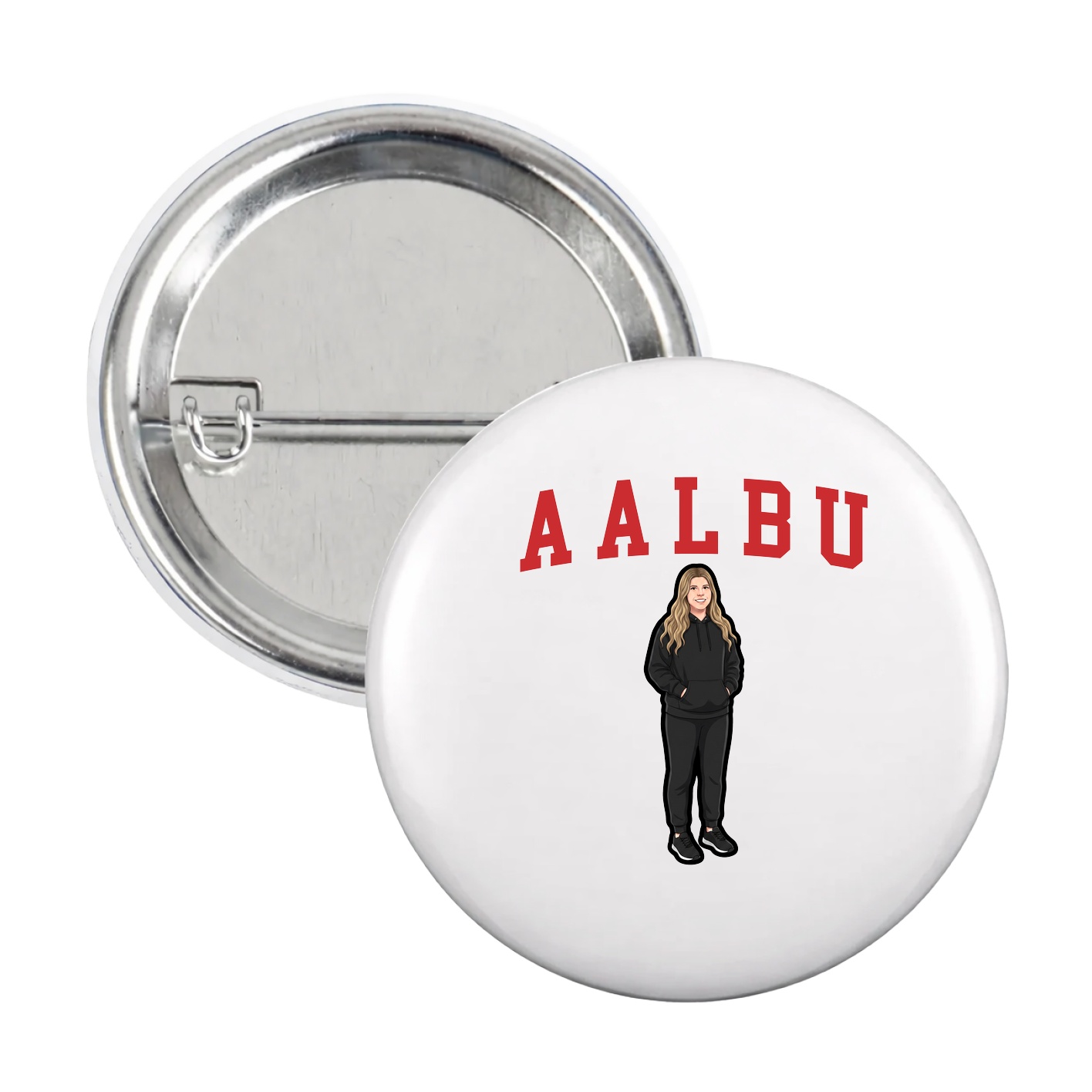 Game Day Button — Shirsey in White